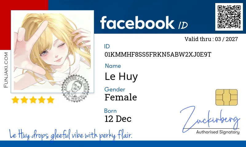 Facebook ID Card