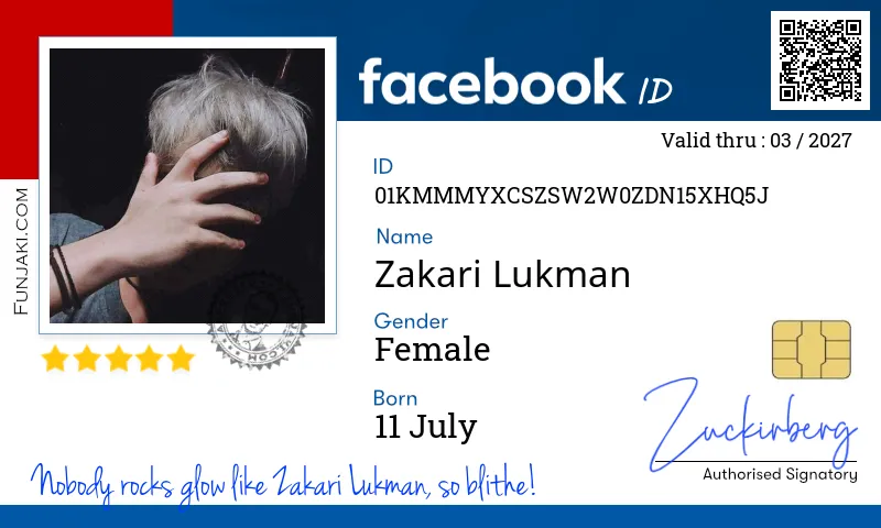 Facebook ID Card