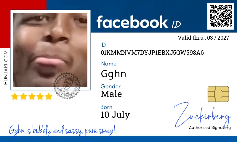Facebook ID Card
