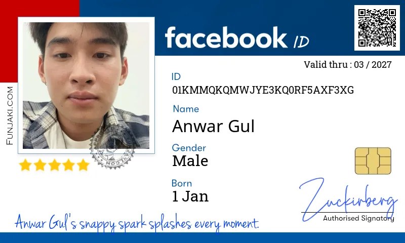 Facebook ID Card