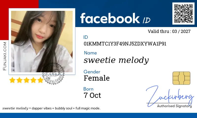 Facebook ID Card