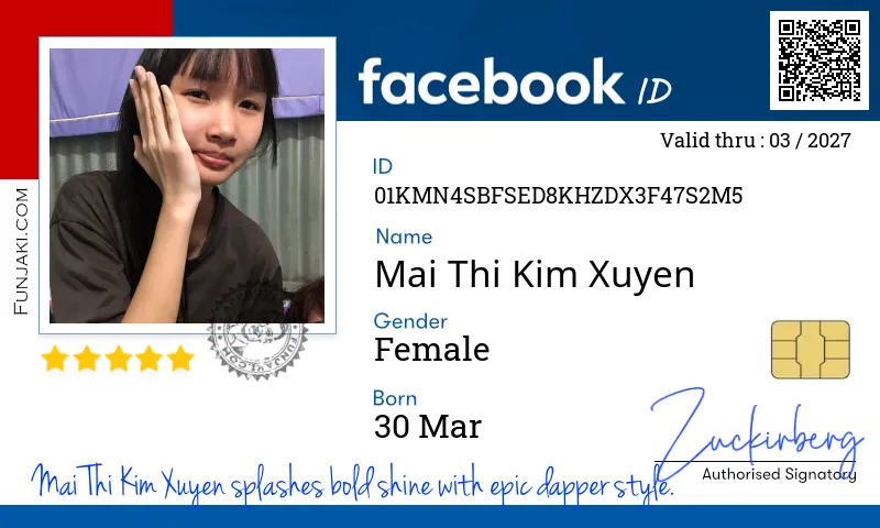 Facebook ID Card