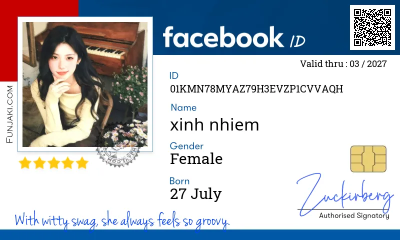 Facebook ID Card