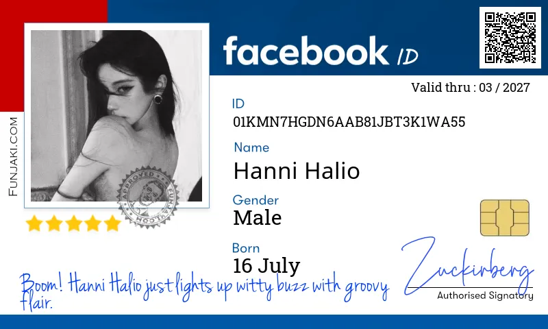 Facebook ID Card