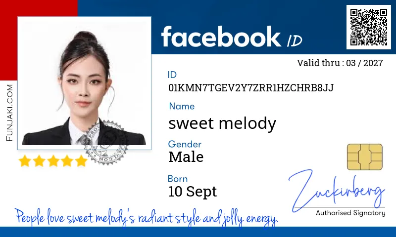 Facebook ID Card