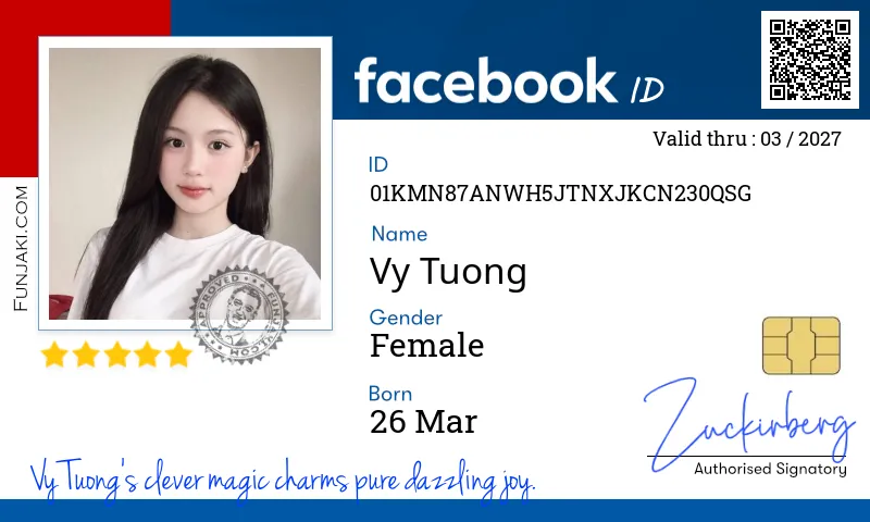 Facebook ID Card