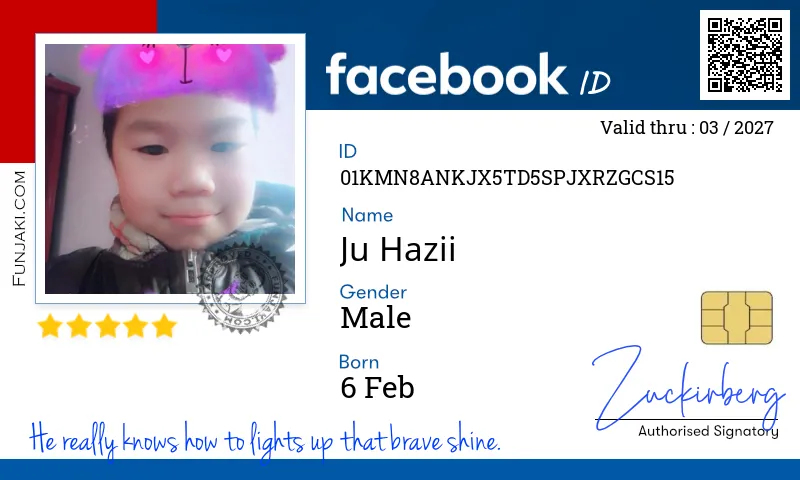 Facebook ID Card
