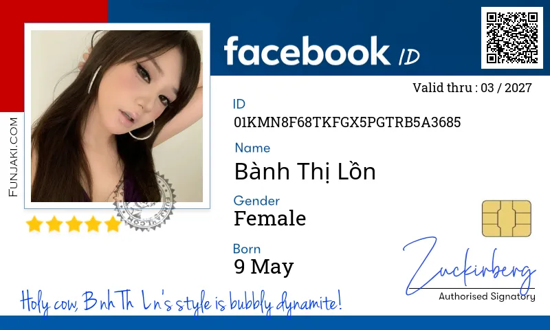 Facebook ID Card