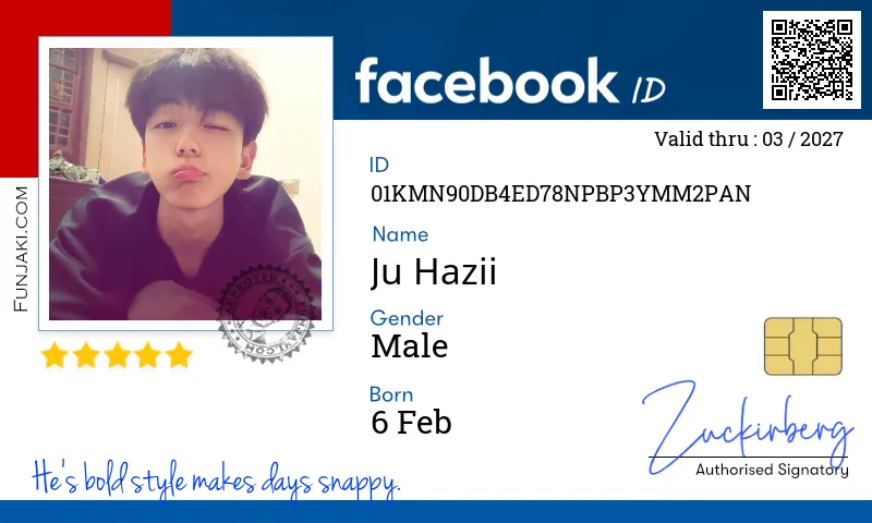 Facebook ID Card