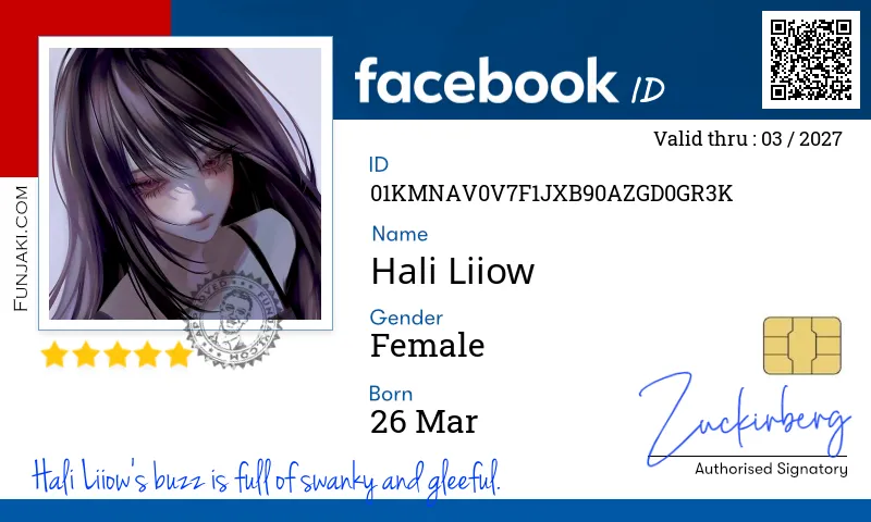Facebook ID Card