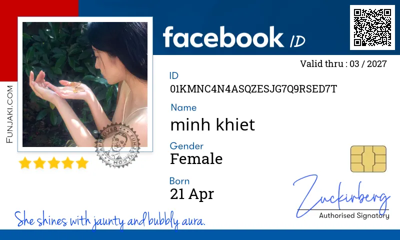 Facebook ID Card