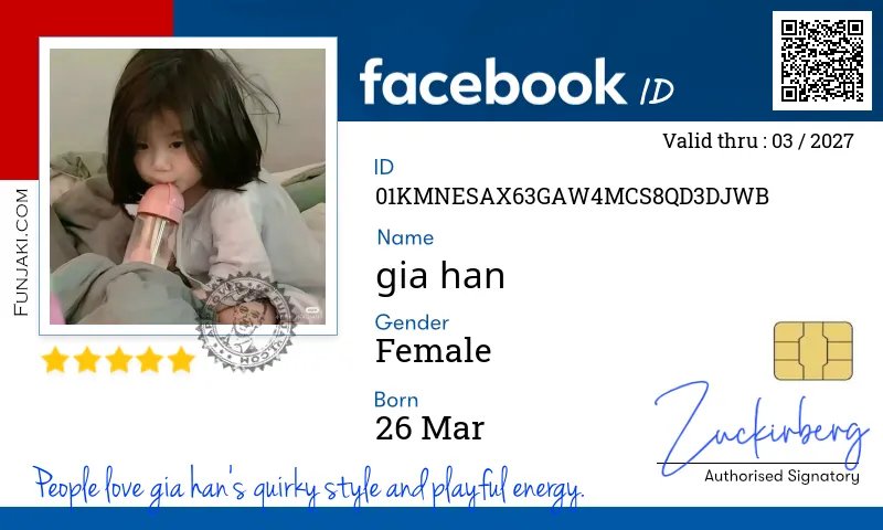 Facebook ID Card