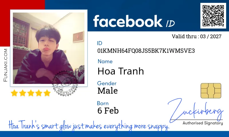 Facebook ID Card