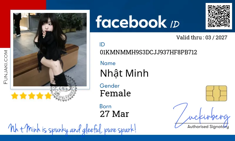 Facebook ID Card