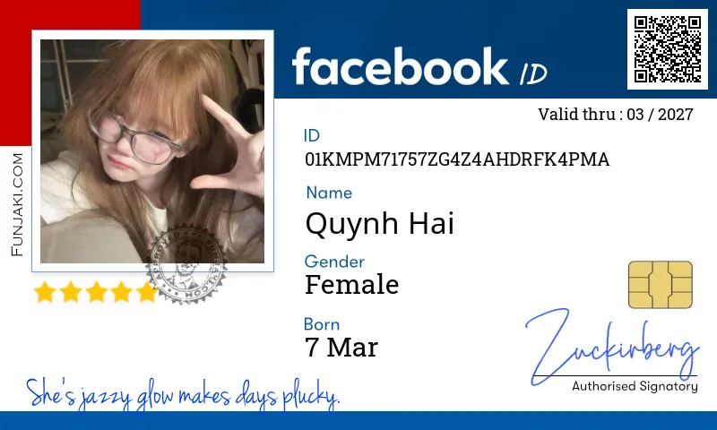 Facebook ID Card