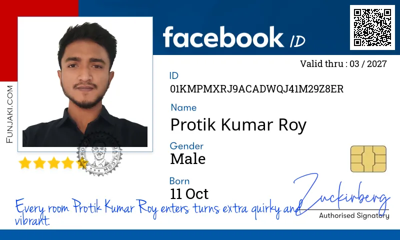 Facebook ID Card