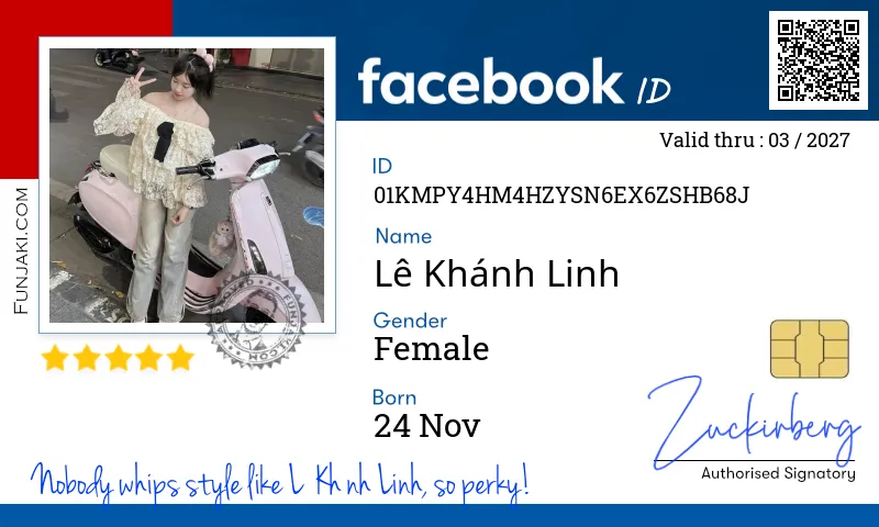 Facebook ID Card