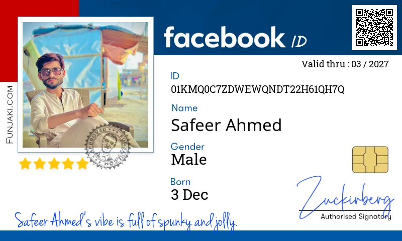 Facebook ID Card