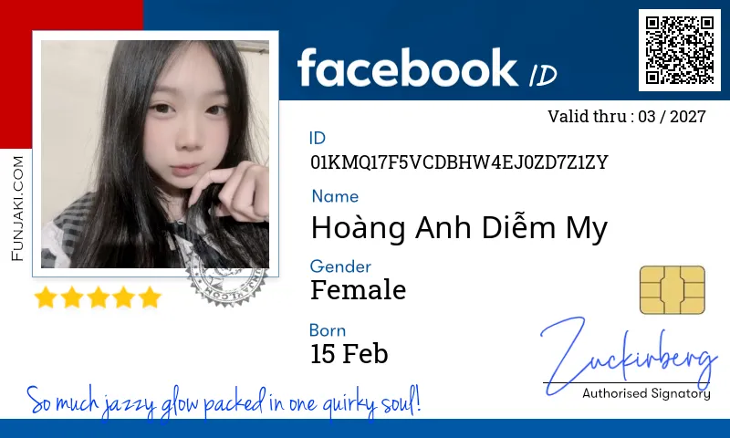 Facebook ID Card
