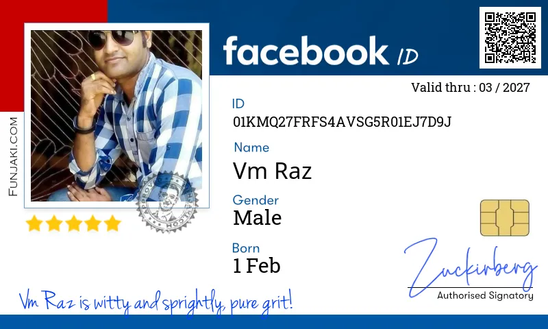 Facebook ID Card