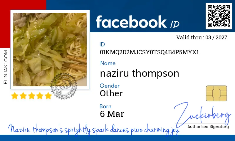 Facebook ID Card