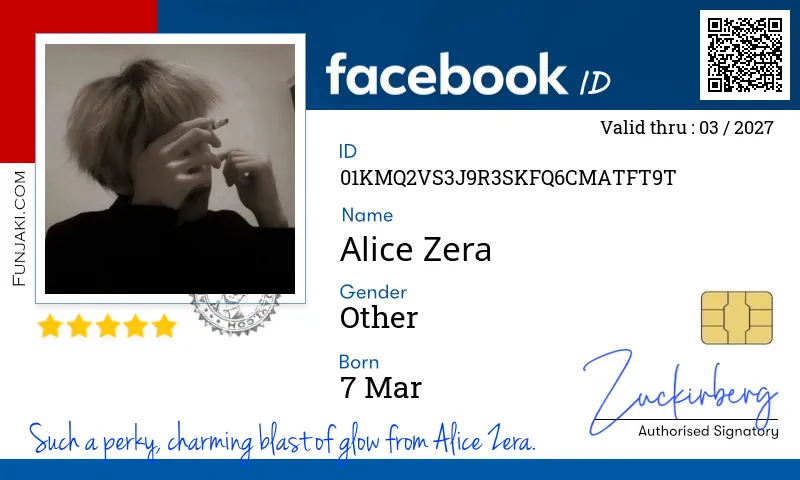 Facebook ID Card