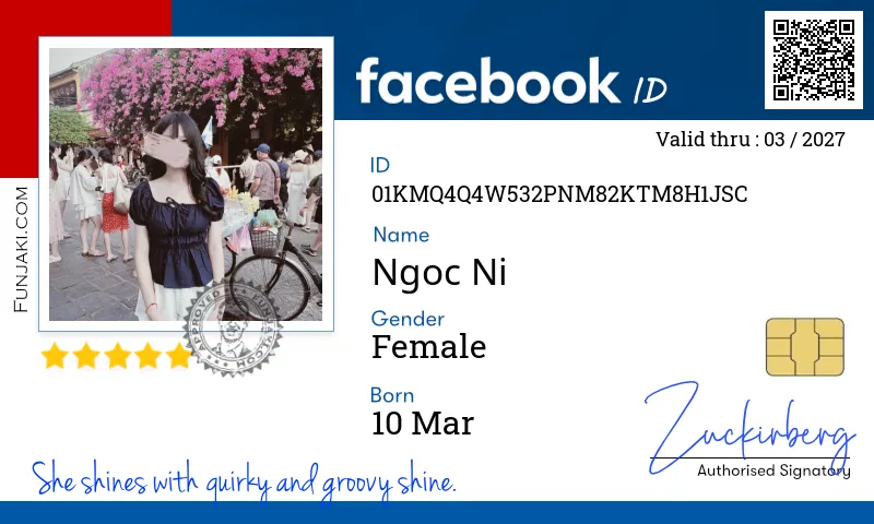 Facebook ID Card