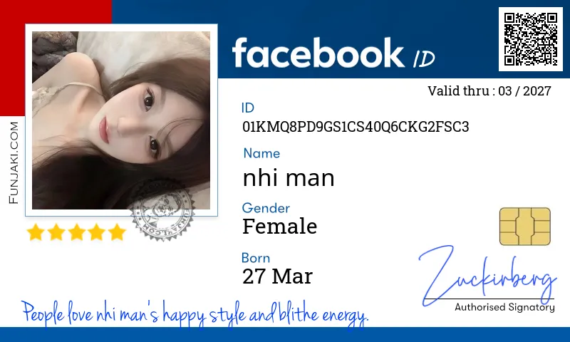 Facebook ID Card