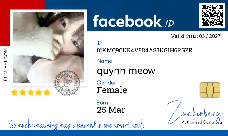 Facebook ID Card