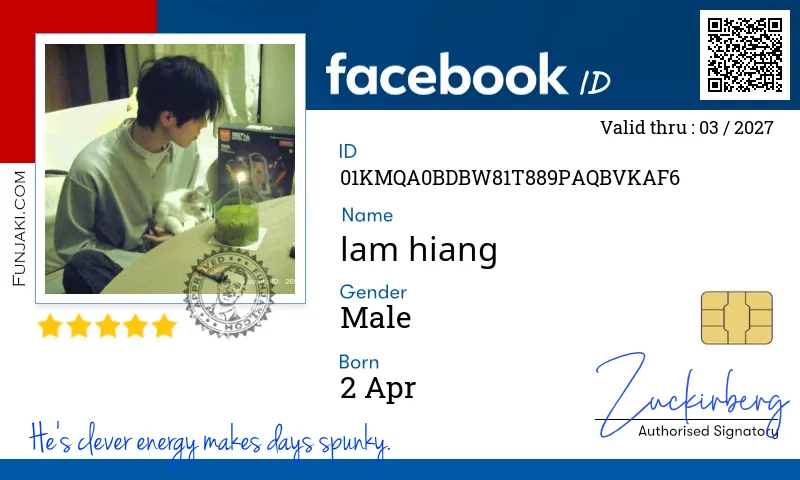 Facebook ID Card