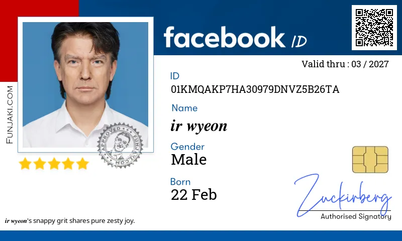 Facebook ID Card