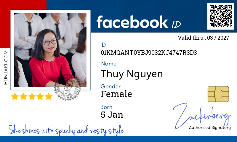 Facebook ID Card