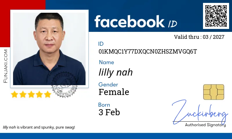 Facebook ID Card