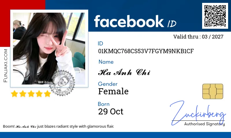 Facebook ID Card