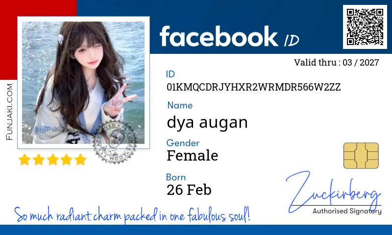 Facebook ID Card