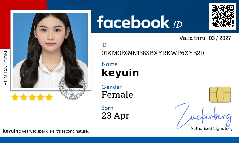 Facebook ID Card