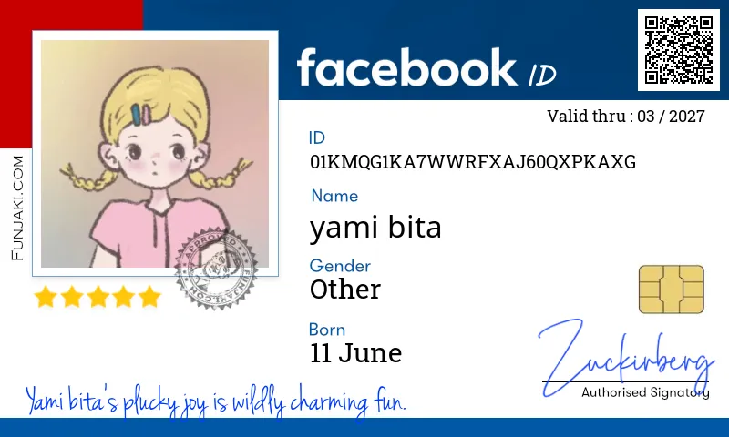 Facebook ID Card