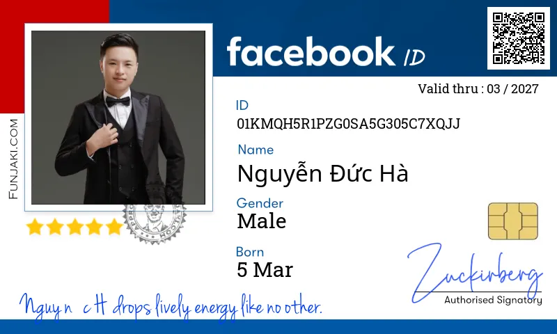 Facebook ID Card