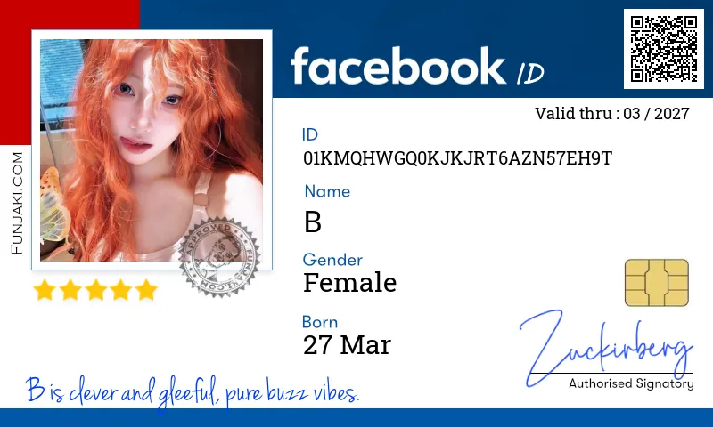 Facebook ID Card