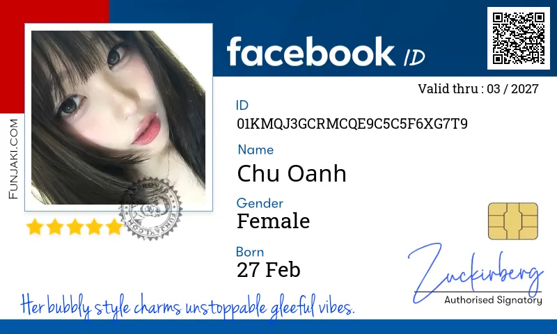 Facebook ID Card