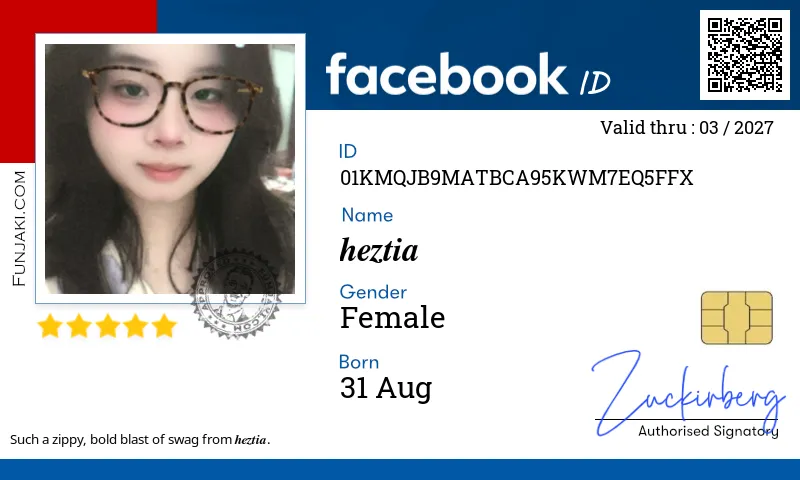 Facebook ID Card