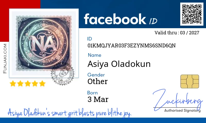 Facebook ID Card