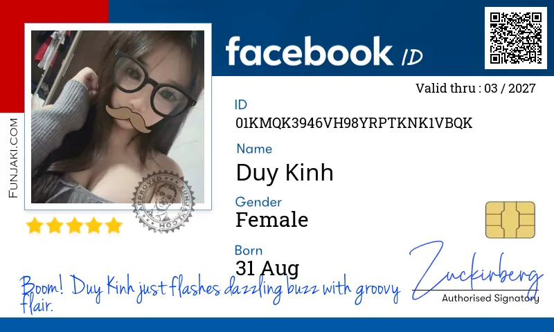 Facebook ID Card