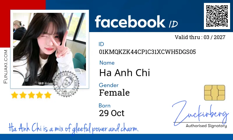 Facebook ID Card