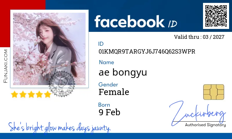 Facebook ID Card
