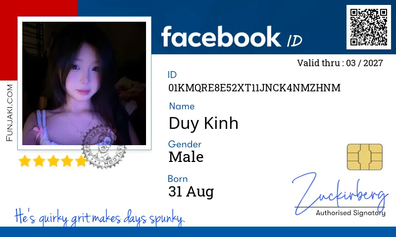 Facebook ID Card