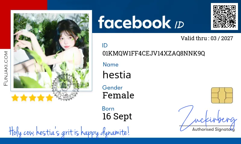 Facebook ID Card