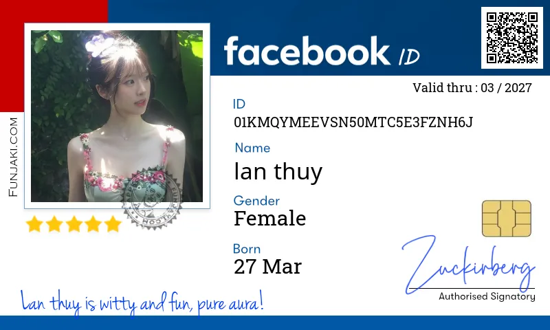 Facebook ID Card