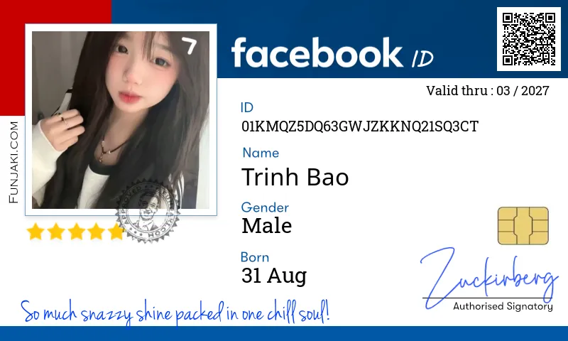 Facebook ID Card