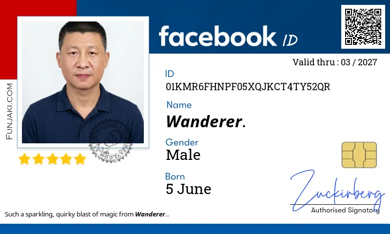 Facebook ID Card